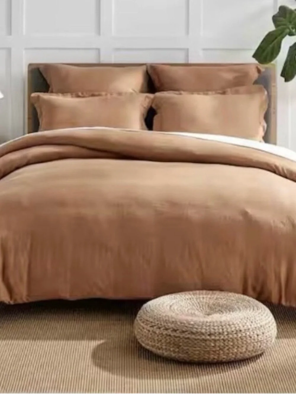 Levtex Home duvet cover King washed 100 %  linen Sandstone